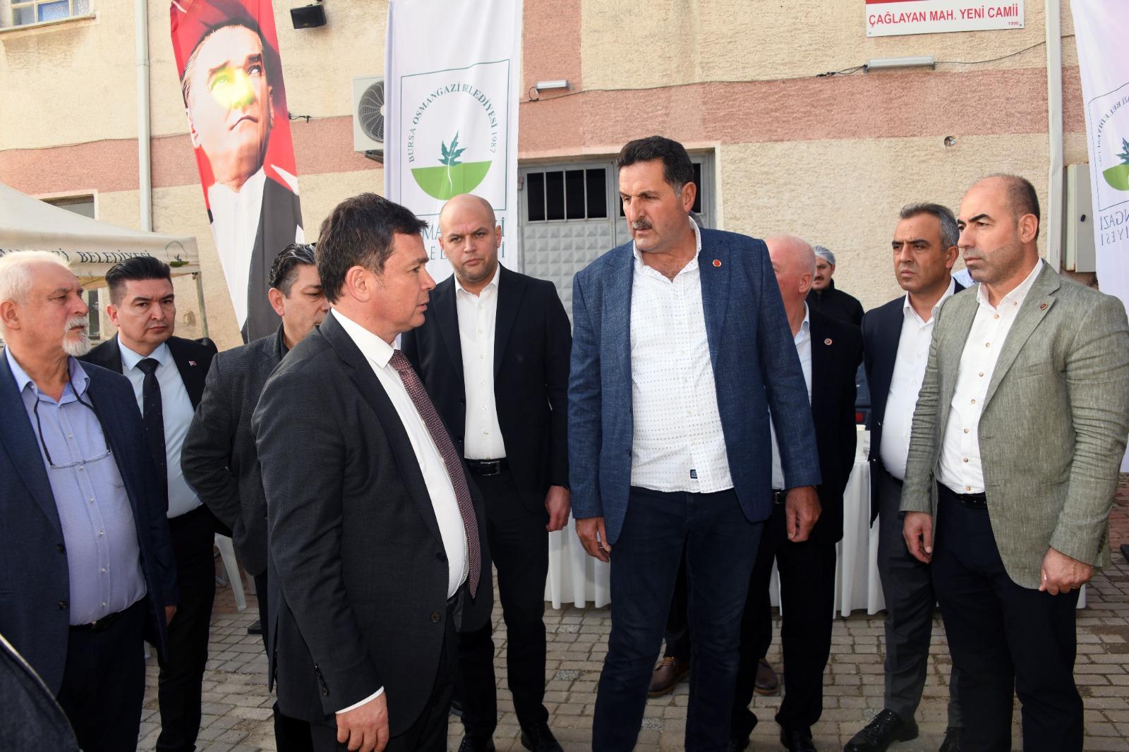 Başkan Aydın’ın Cuma Durağı Bu Kez Çağlayan Mahallesi Oldu