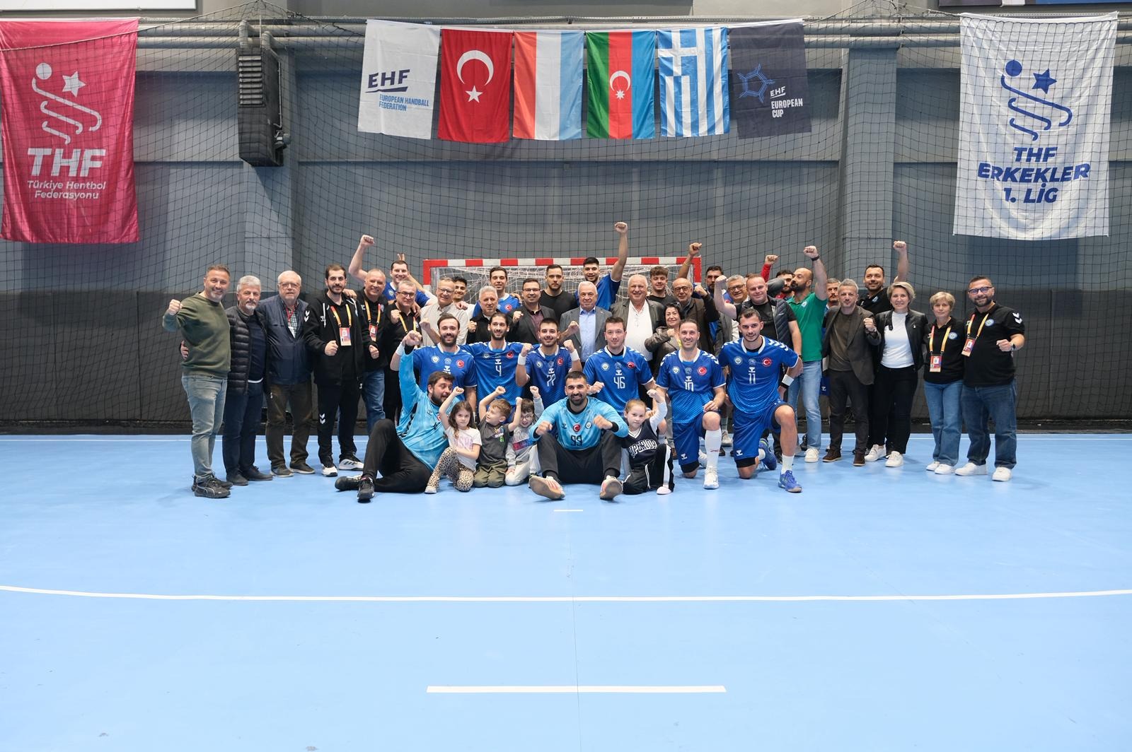 Nilüfer Belediyespor Lüksemburg’a avantajla gidiyor