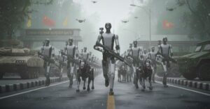 Ölümsüz askerler göreve başlıyor! Çin, insanoid robot ordusunu sınıra yerleştirdi