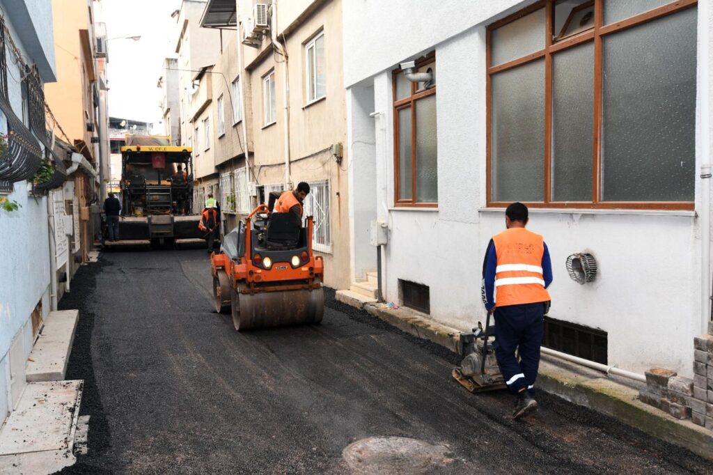 Osmangazi Belediyesi Asfalt yapım Çalışması Bursada Biz Bursa haber bursa haberi bursa haberleri Bursaspor