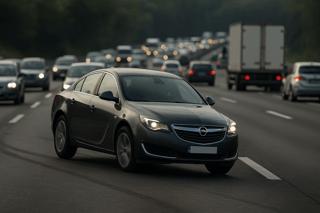 Otoyolda cinsel ilişki trafiği birbirine kattı! Araç zikzak çizmeye başladı