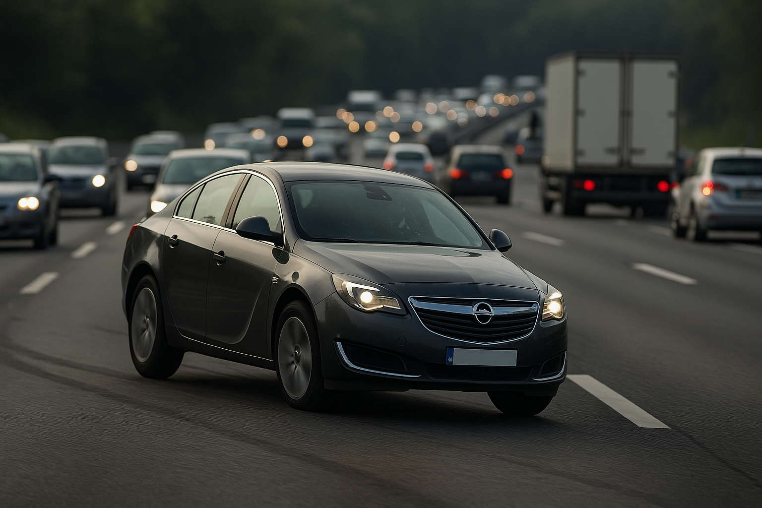 Otoyolda cinsel ilişki trafiği birbirine kattı! Araç zikzak çizmeye başladı