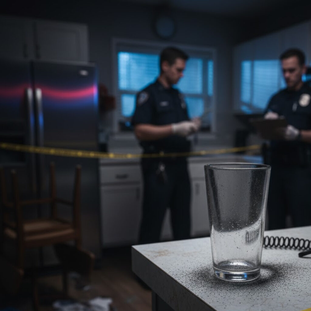 Vahşi cinayetin sırrını tek bir su bardağı çözdü