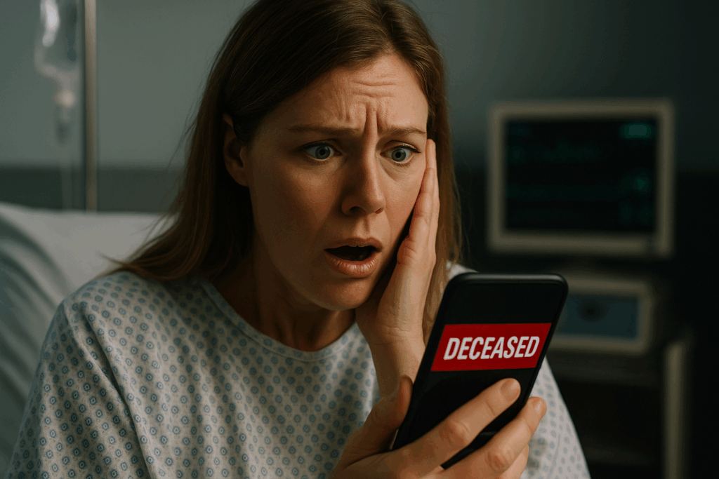 Yaşıyorlardı, ama hastane ölü ilan etti! Yüzlerce kişiye ölüm ilanı gönderildi