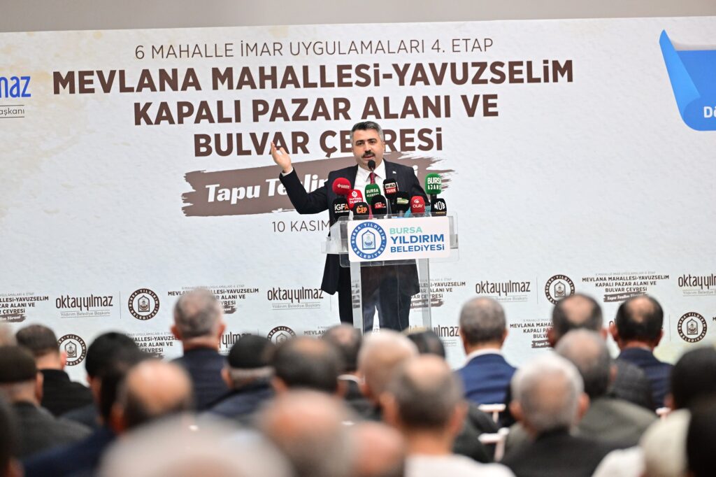 Yıldırım Belediyesi’nden 5 bin 867 tapu