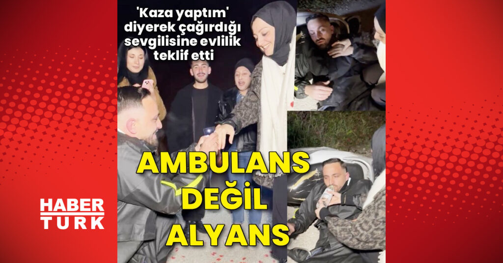 Ambulans değil alyans!