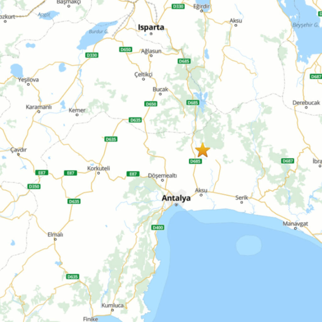 Antalya’da 10 saatte 2 deprem ve önemli açıklama!