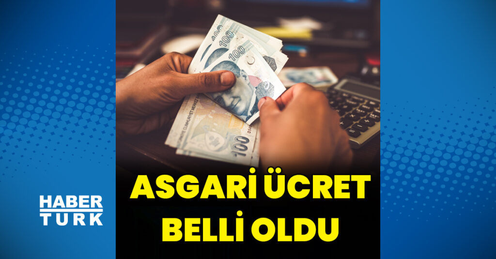 Asgari ücret açıklandı