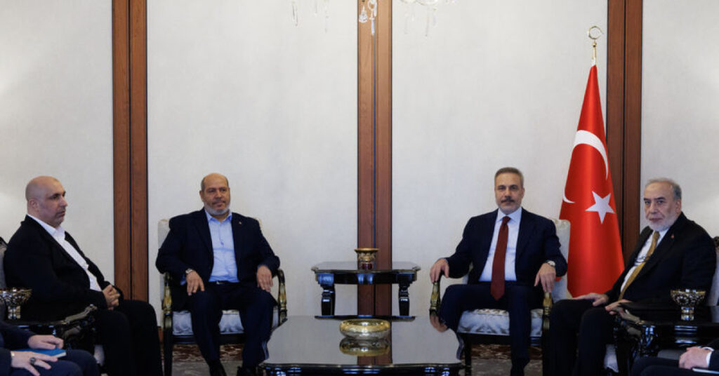 Bakan Fidan Hamas heyetiyle görüştü