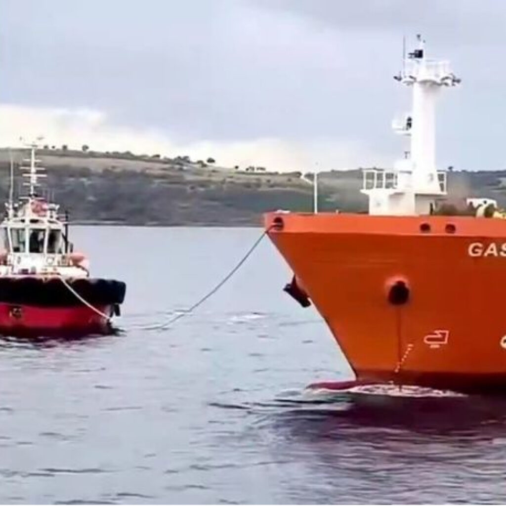 Boğazda gemi arızası