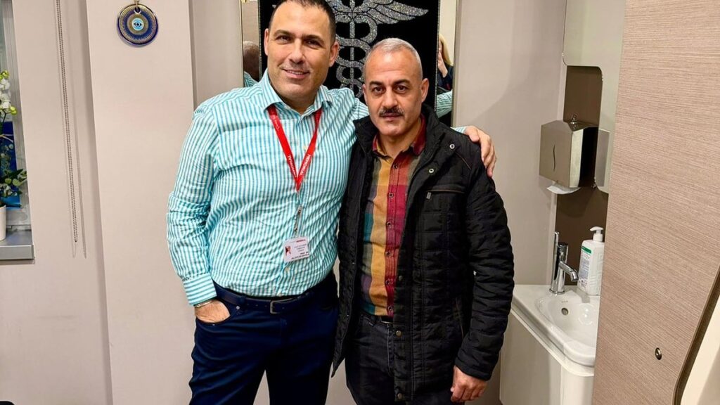 Damar tıraşıyla ayağa kalktı