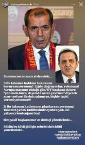 Galatasaray kaybetti Şahan Gökbakar küplere bindi