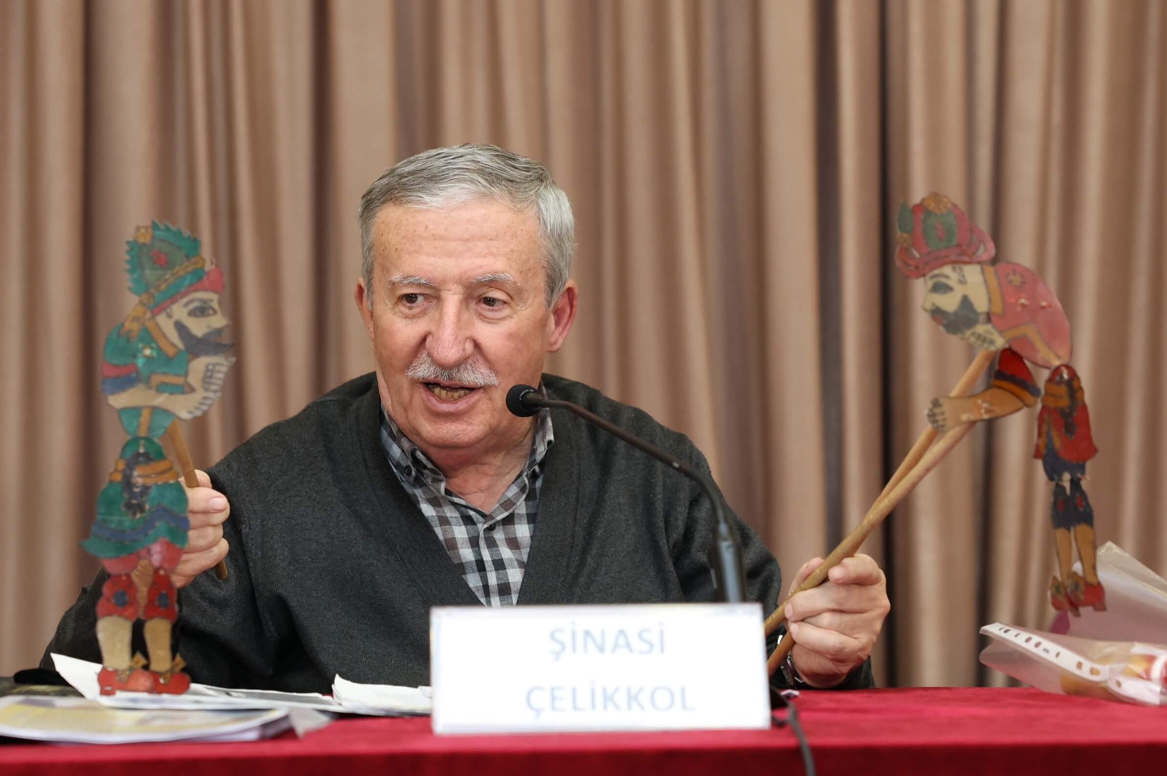 Nilüfer Belediyesi Karagöz ustası Şinasi Çelikkol’u ağırladı