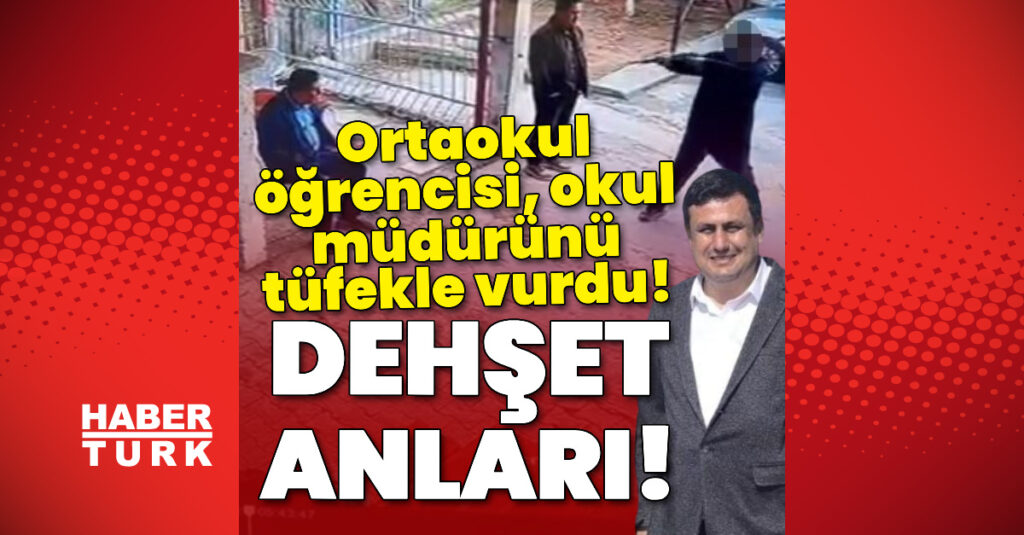 Ortaokul öğrencisi okul müdürünü vurdu!