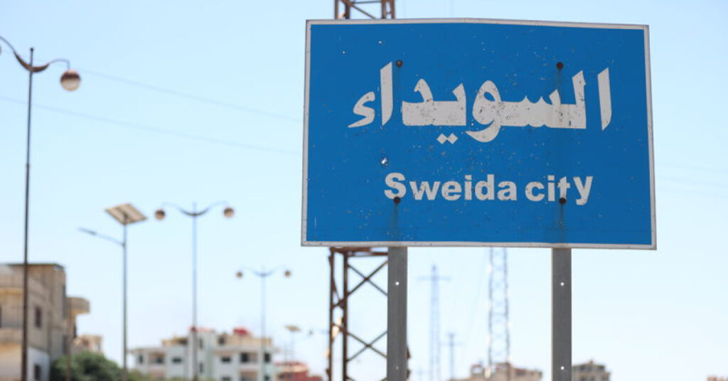 Süveyda’ya hava saldırısı düzenlendi