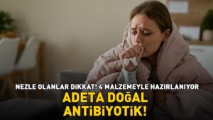 NEZLE OLANLAR DİKKAT! 4 malzemeyle birkaç dakikada hazırlanıyor! ‘Adeta doğal antibiyotik’