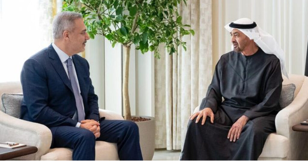 Bakan Fidan, BAE Devlet Başkanı ile görüştü