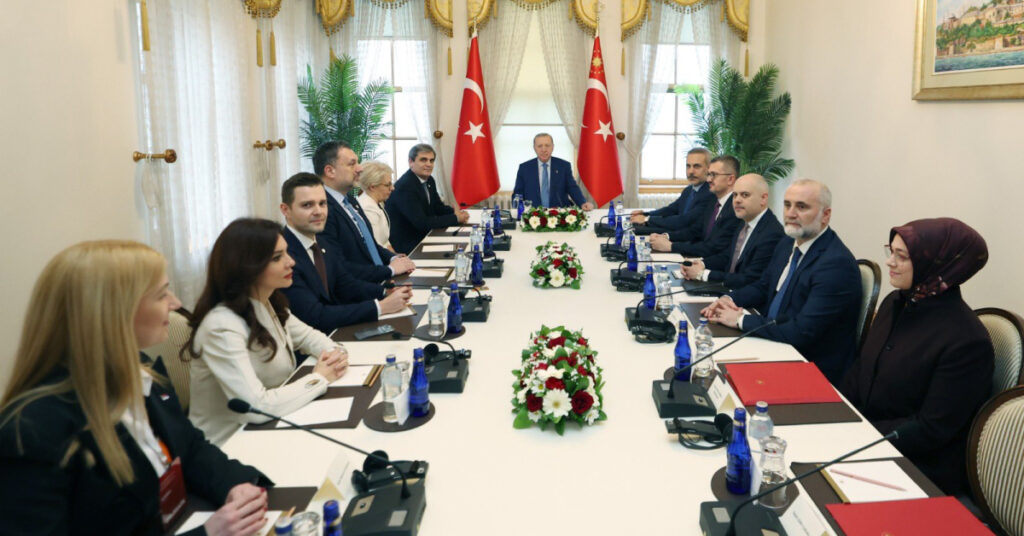 Balkan dışişleri bakanlarını kabul etti