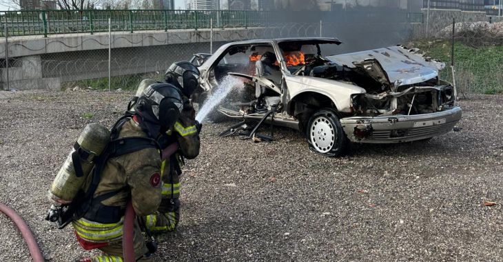 Büyükşehir İtfaiyesi’nden Koç Üniversitesi personeline eğitim