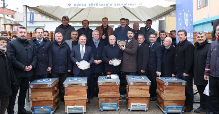 Büyükşehir’den dağ yöresine arı kovanı desteği