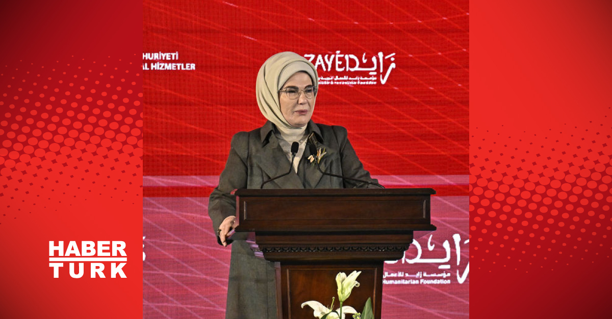 Emine Erdoğan: Küresel krizlerle dolu ve sınamalar gün geçtikçe daha da ağırlaşıyor, bedeli çocuklar ödüyor