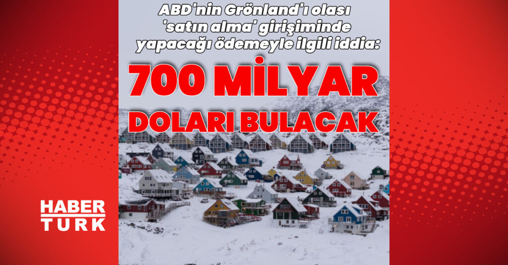 “Grönland’ın ABD’ye maliyeti 700 milyar doları bulacak” iddiası