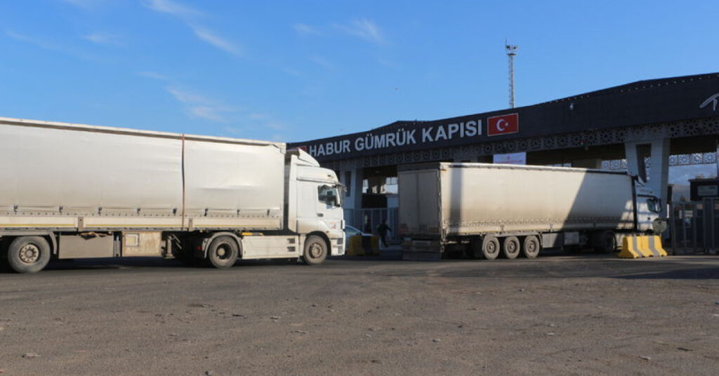 Habur Sınır Kapısı’nda 2025’te 3,4 milyar dolarlık ihracat