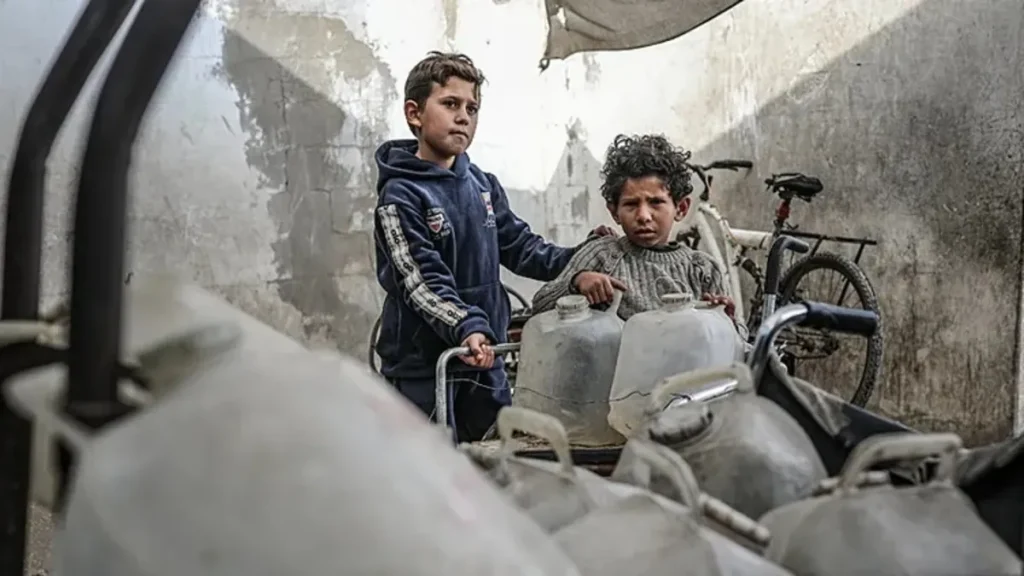 Katil İsrail Gazze’de ateşkes dinlemiyor! Bombaların gölgesinde yeni yıla girdiler