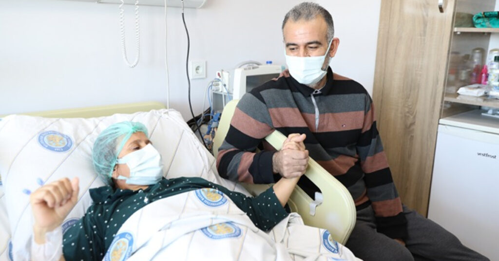 Mayın mağduru eşinin böbreğiyle diyalizden kurtuldu