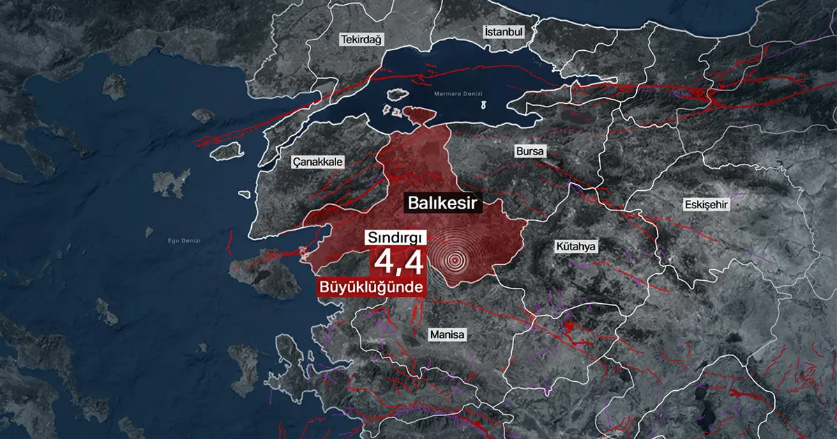 Sındırgı’da 4.4’lük deprem