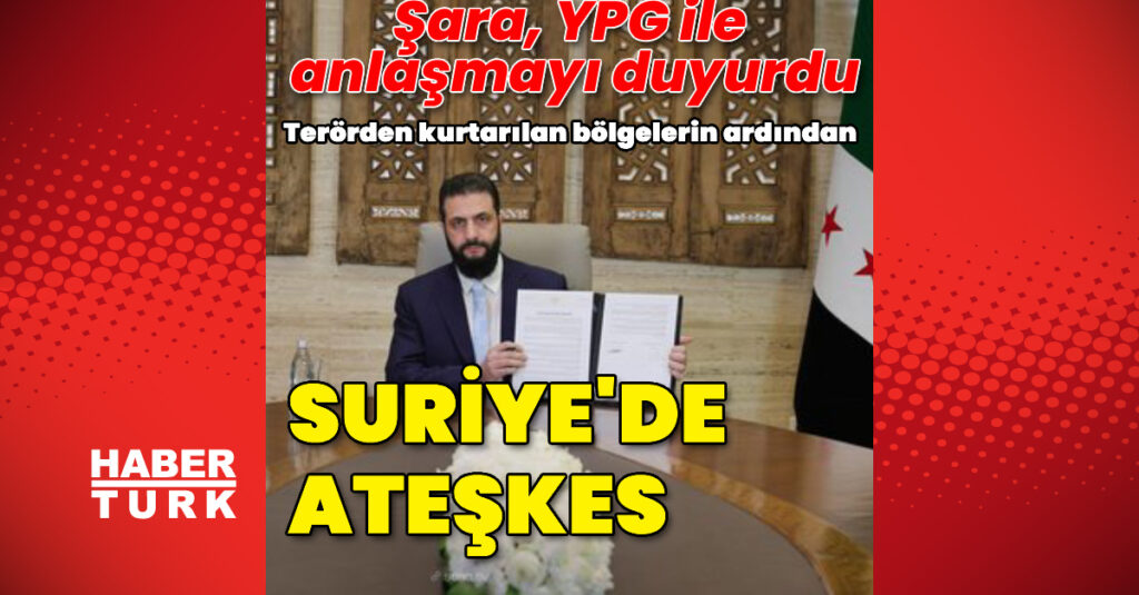 Suriye’de ateşkes ilan edildi