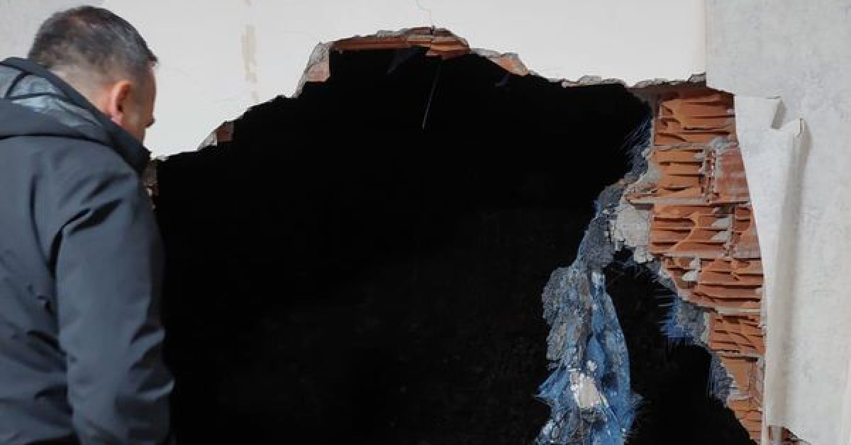 Trabzon’da toprak kayması: 6 katlı bina tahliye edildi