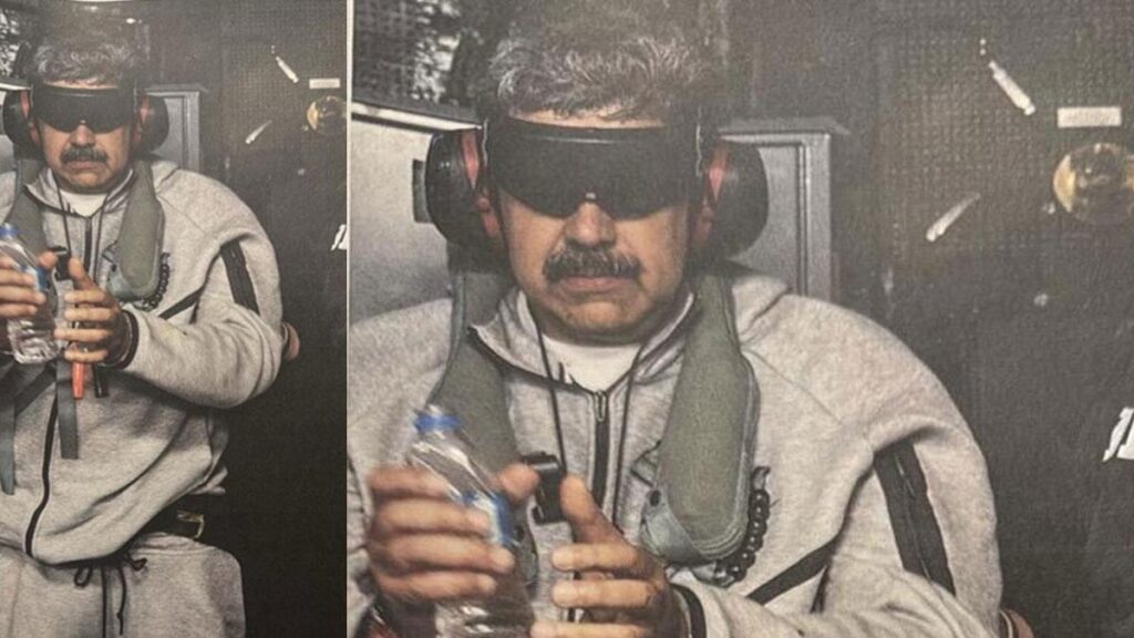 Trump paylaştı! İşte kaçırılan Maduro’nun ilk fotoğrafı