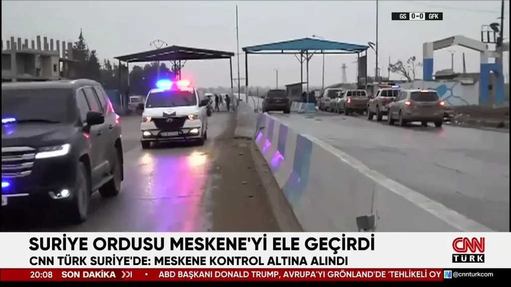 CNN TÜRK Suriye’de: Meskene kontrol altına alındı