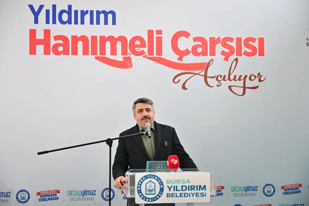 Yıldırım Hanımeli Çarşısı açıldı