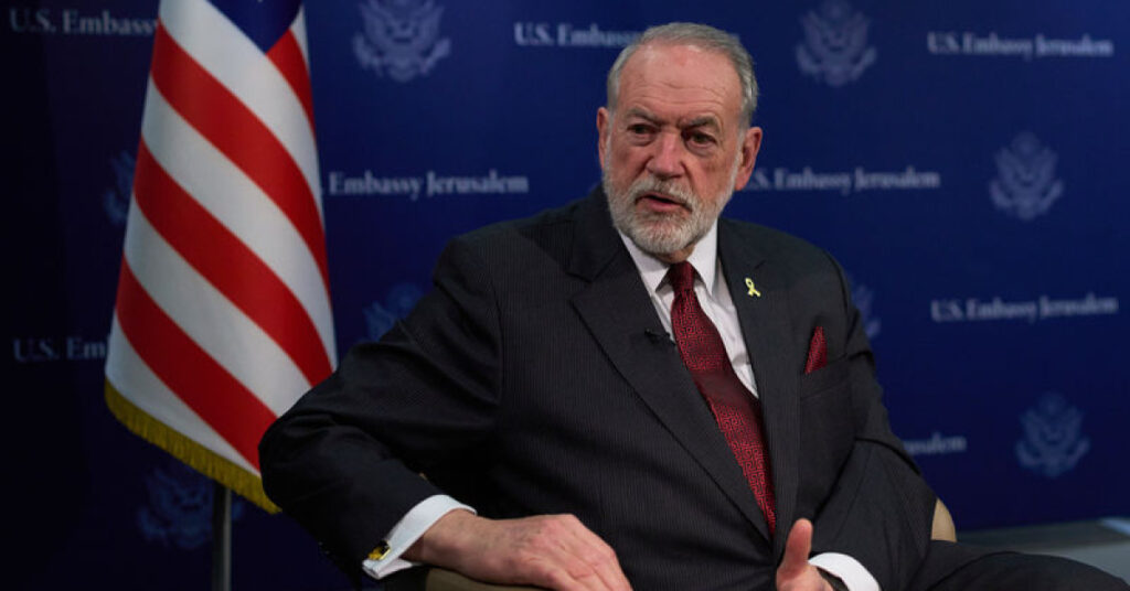 ABD medyasından Büyükelçi Huckabee’ye tepki