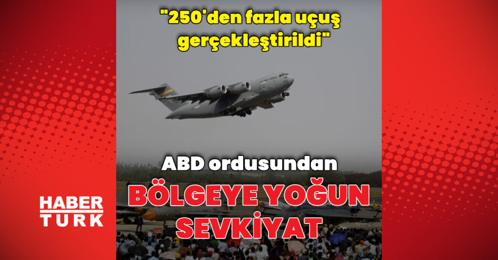ABD’den bölgeye yoğun kargo sevkiyatı