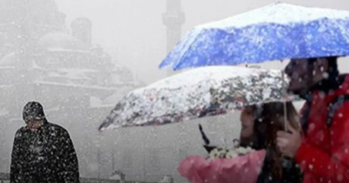 AKOM saat verdi. Buz gibi hava ve kar kapıda