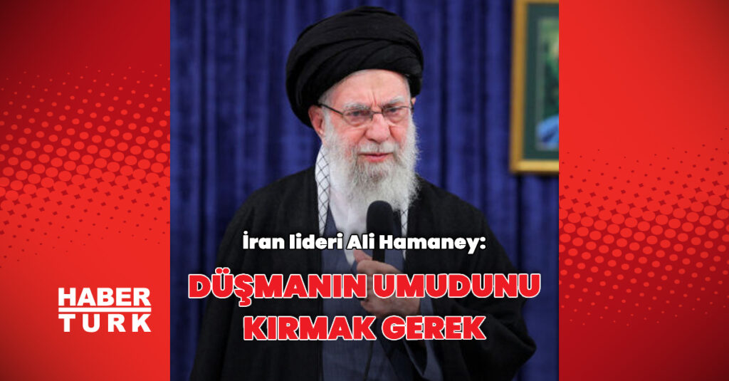Ali Hamaney: Düşmanın umudu kırılmalı