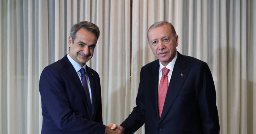Cumhurbaşkanı Erdoğan Miçotakis ile görüşecek