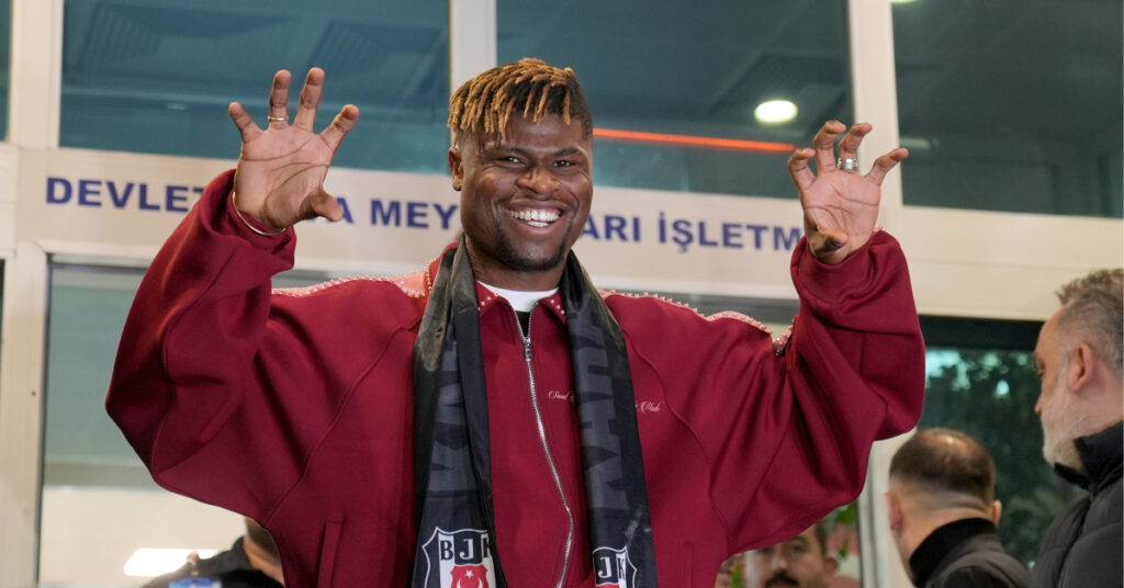 Emmanuel Agbadou, Beşiktaş için İstanbul’da!
