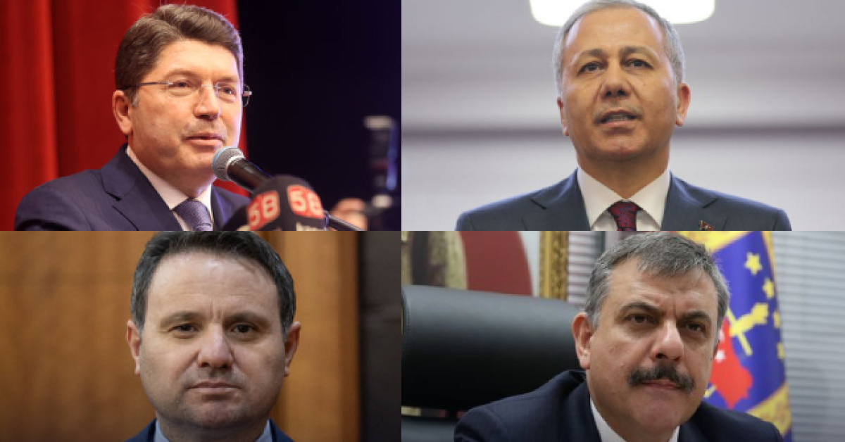 İçişleri ve Adalet Bakanları değişti
