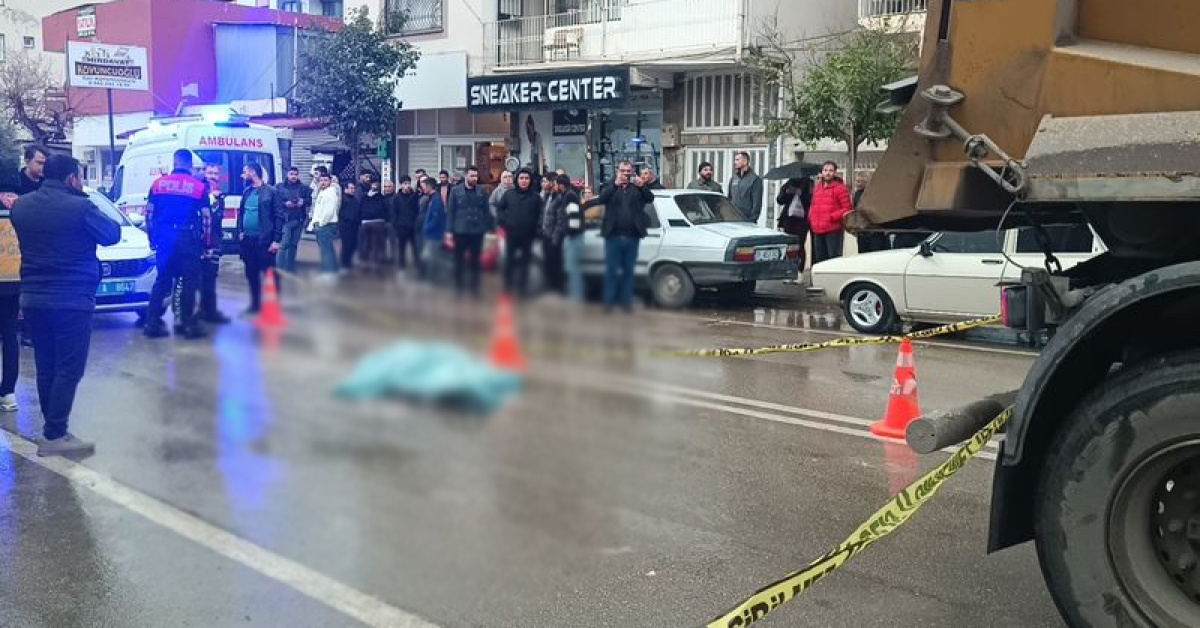 Kamyonun çarptığı kişi öldü