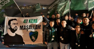 Kocaelispor taraftarından Selçuk İnan’a doğum günü sürprizi