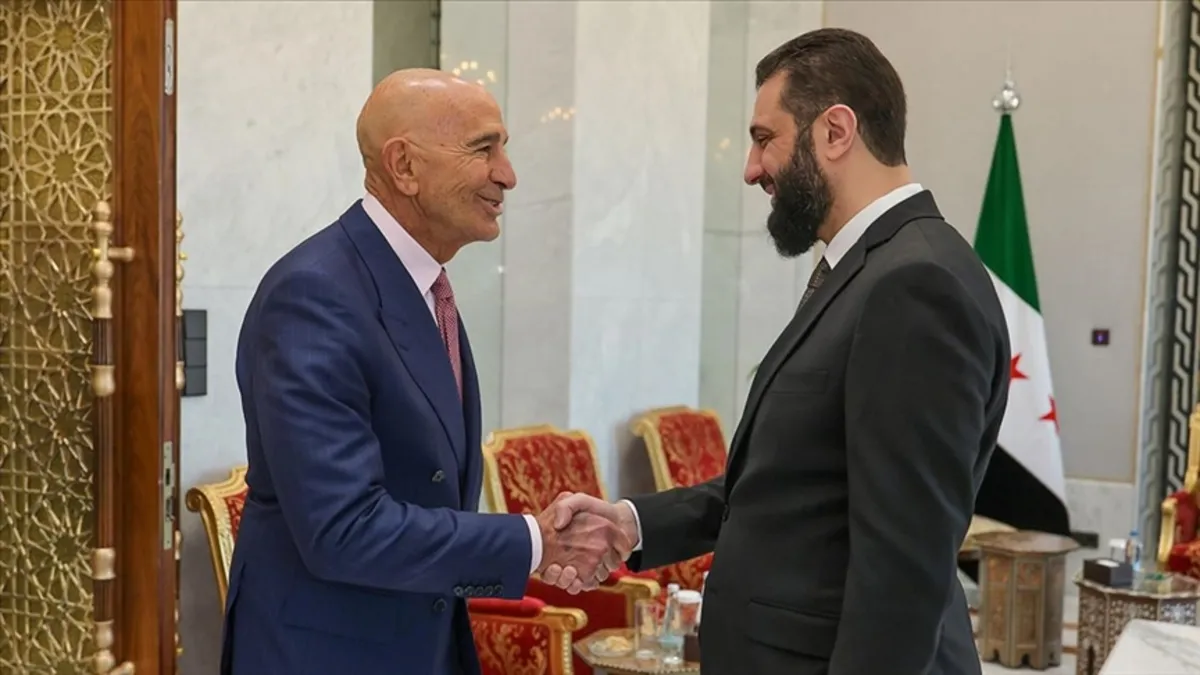 Şam’da Suriye-ABD görüşmesi! Suriye Cumhurbaşkanı Şara Barrack’ı kabul etti
