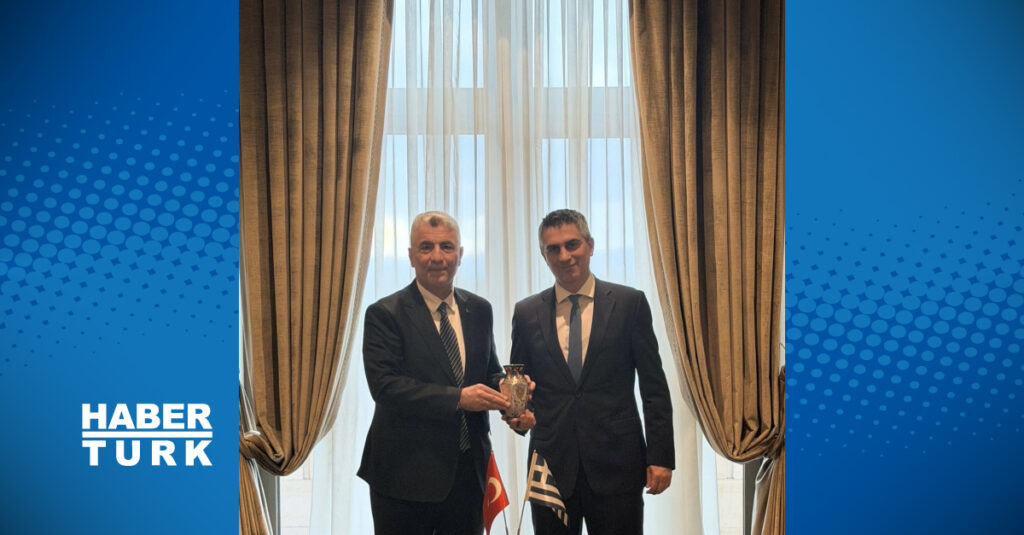 Ticaret Bakanı Bolat, Yunanistan Altyapı ve Ulaştırma Bakanı Dimas ile görüştü