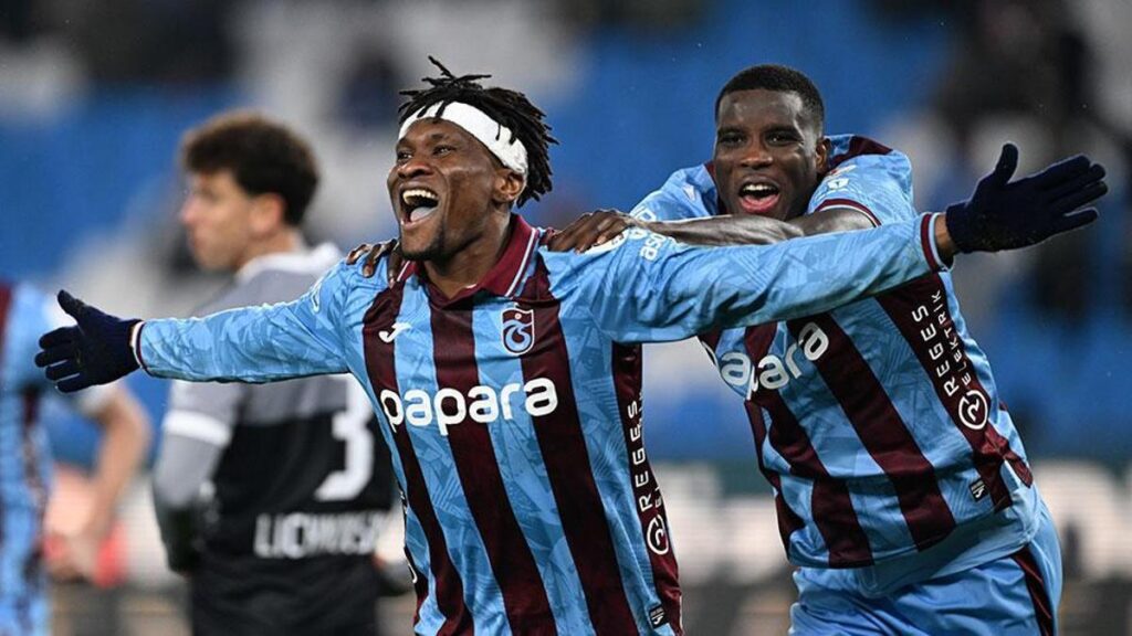 Trabzonspor zirve takibini sürdürüyor: 3 puanı 3 golle aldı