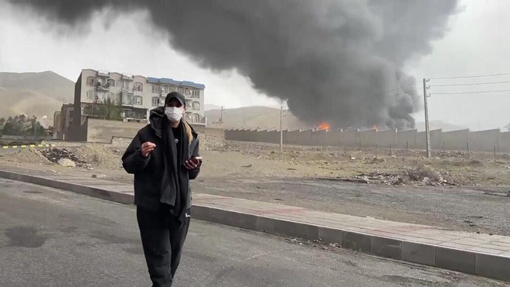 Son dakika… CNN TÜRK İran’da vurulan petrol tesisini di