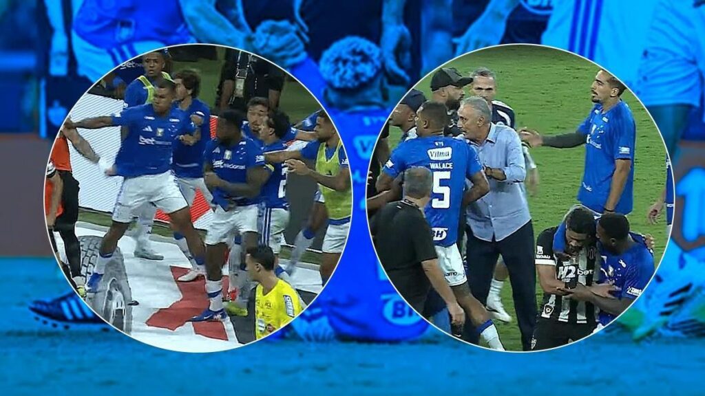Cruzeiro – Atletico Mineiro maçında ortalık savaş alanına döndü! 23 kırmızı kart…