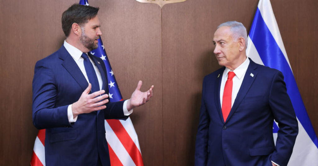 Netanyahu, JD Vance ile görüştü